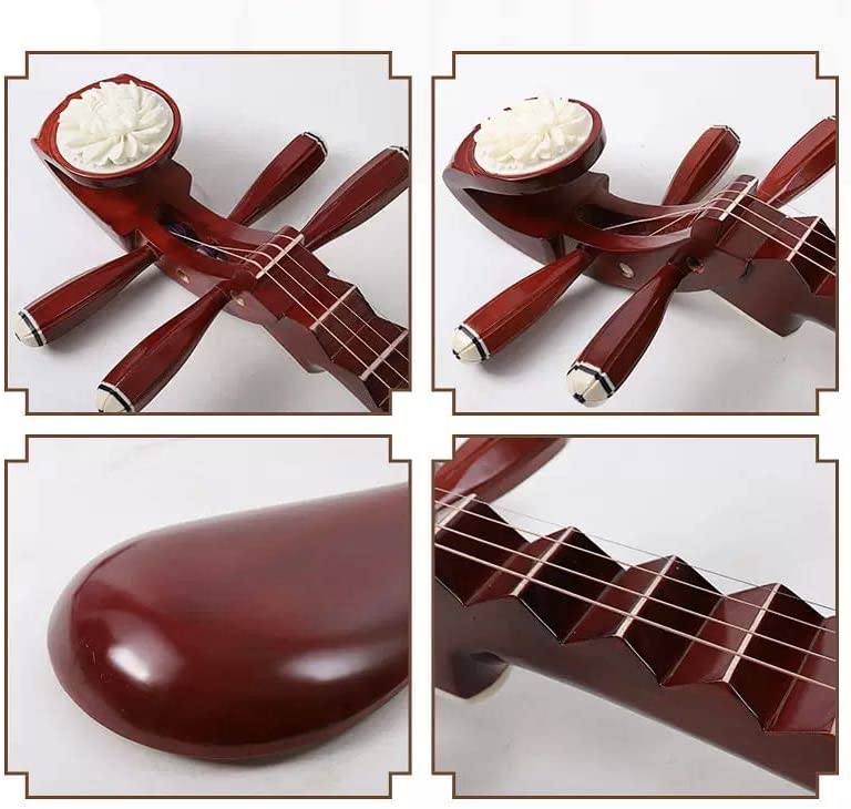 LANDTOM Professional Hardwood Chinese Lute Traditional National Stringed Instrument PiPa (A)