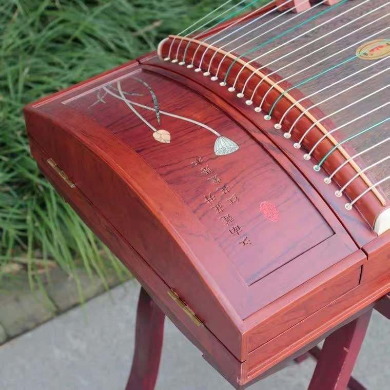 LANDTOM High level Rosewood (花梨木)Wood Guzheng(163cm) with Hand-Carved Craftwork For Adults/Children/Senior/Intermediate/Beginner…