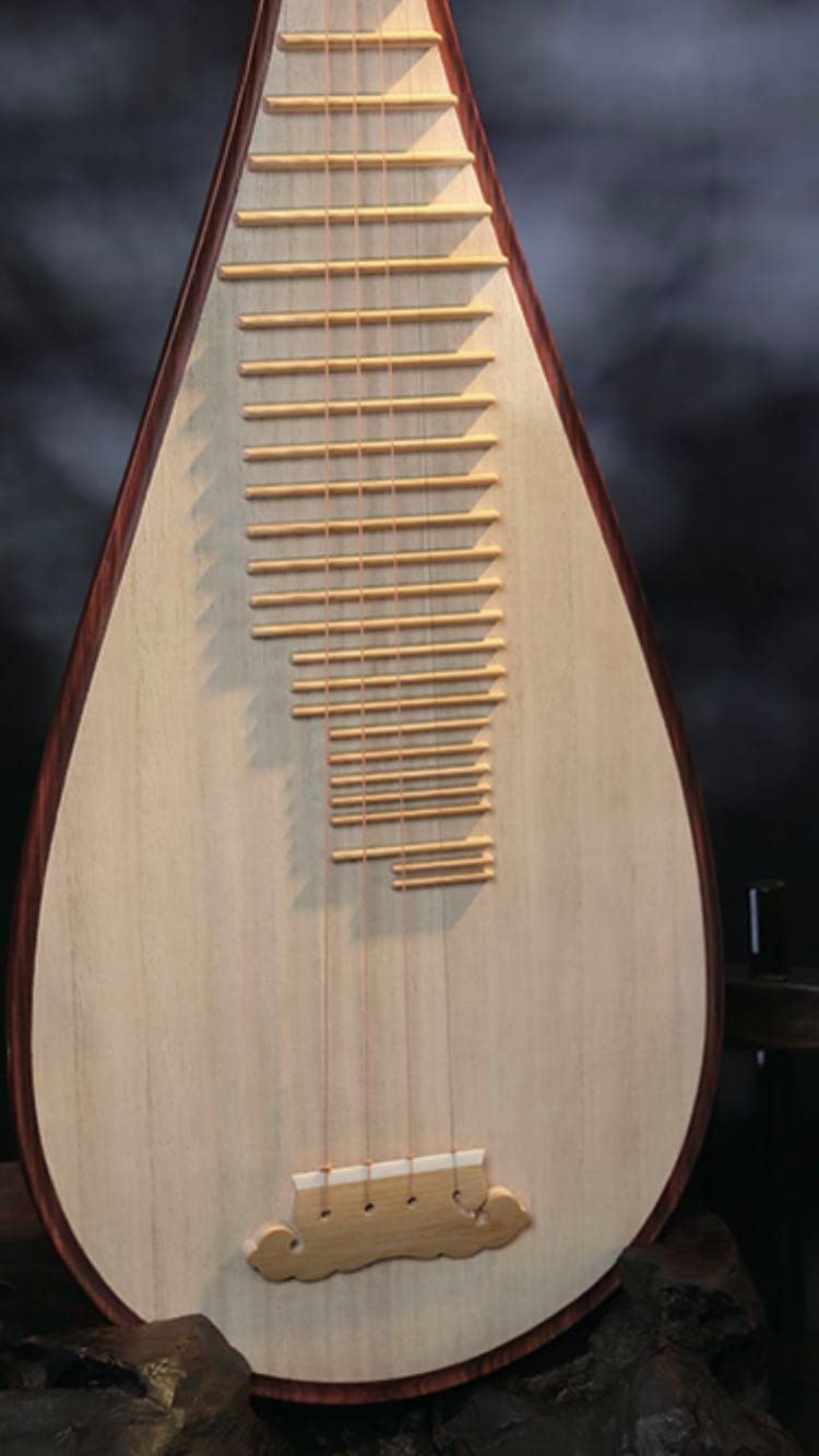 LANDTOM Concert and Colletion level Pau rosa (小叶红檀)Chinese Pipa/Chinese Stringed lute made by famous pipa master Tian JIanzhuang…