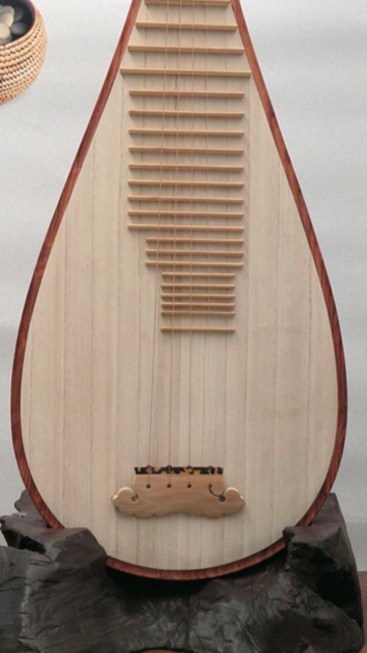 LANDTOM Concert and Colletion level Burma Rosewood Chinese Pipa/Chinese Stringed lute made by famous pipa master Tian JIanzhuang…