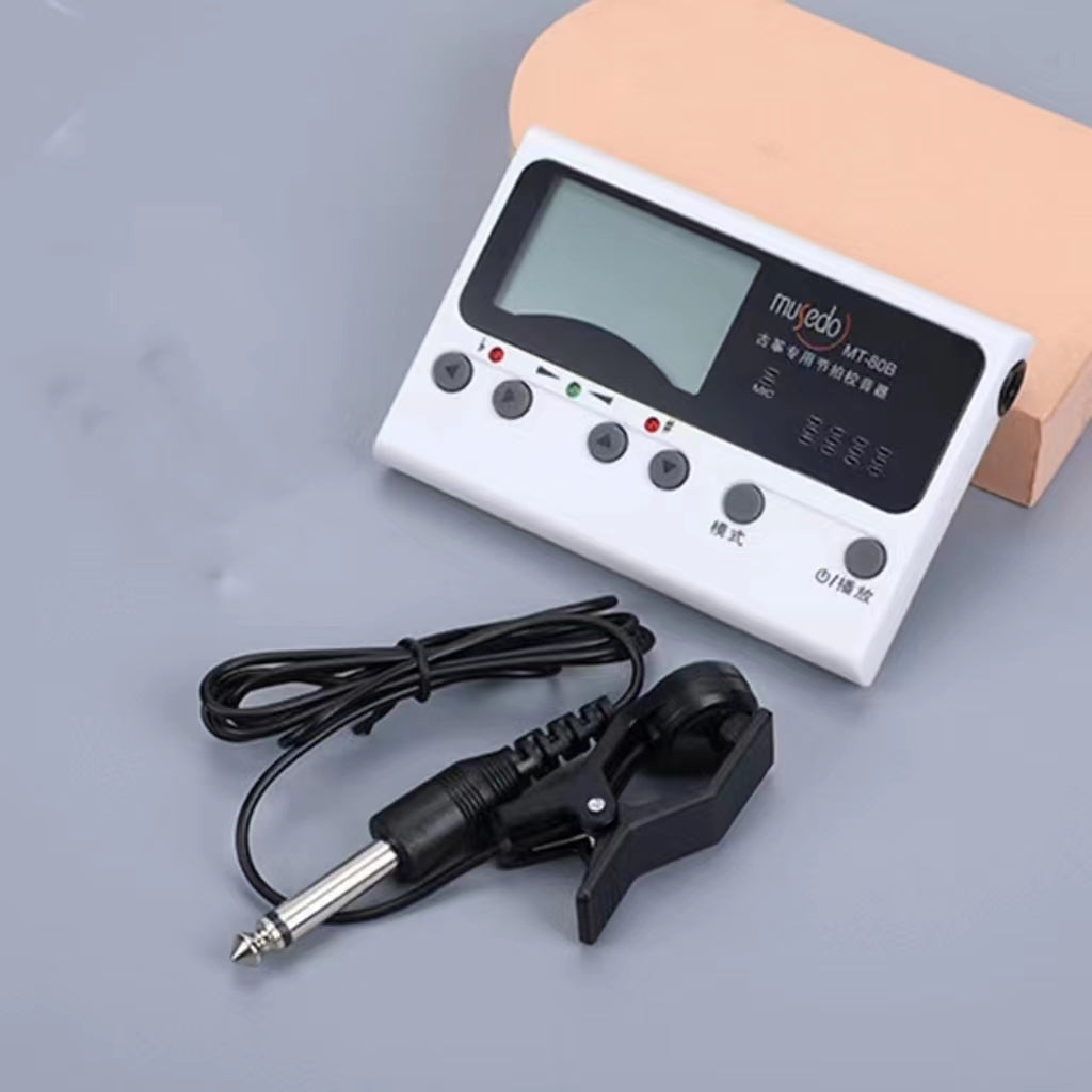 LANDTOM Cherub Musedo MT-80B/70B Electronic Digital LCD Guzheng tuner, Metronome 3 in 1 for Guzheng