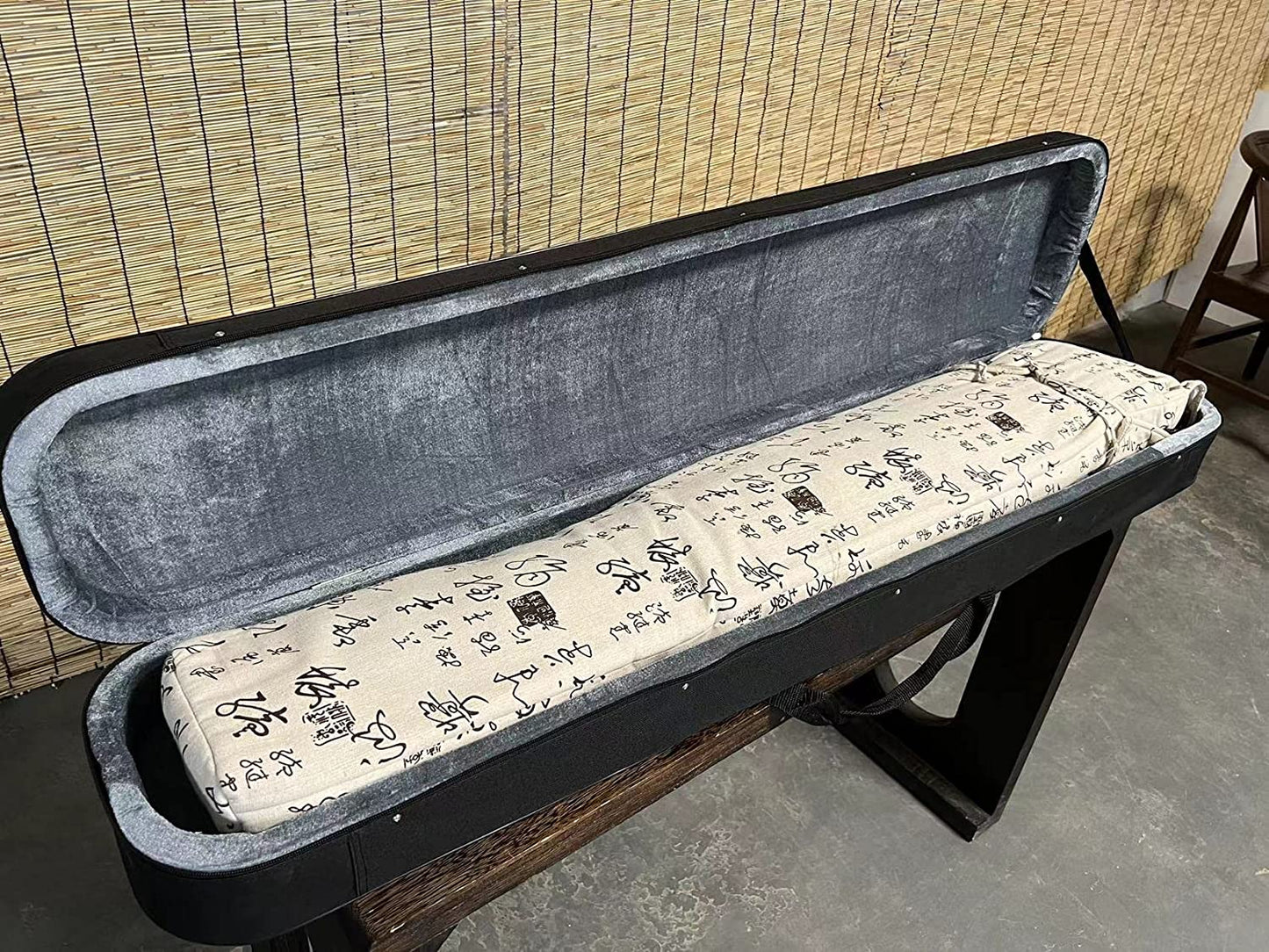 LANDTOM High Level/Concert level pure handmade Fuxi style 100 years Fir(杉木)Guqin/Chinese zither by famous master