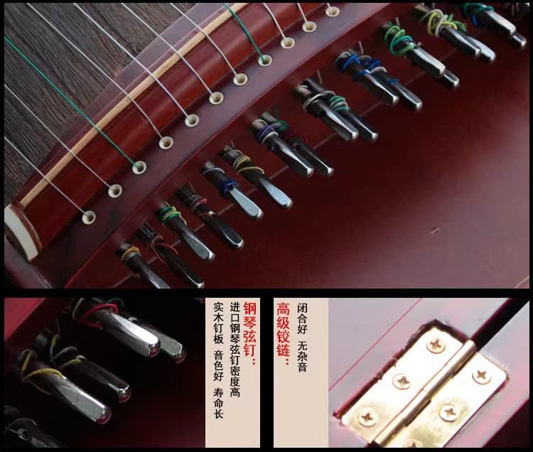 LANDTOM High level Rosewood (花梨木)Wood Guzheng(163cm) with Hand-Carved Craftwork For Adults/Children/Senior/Intermediate/Beginner…