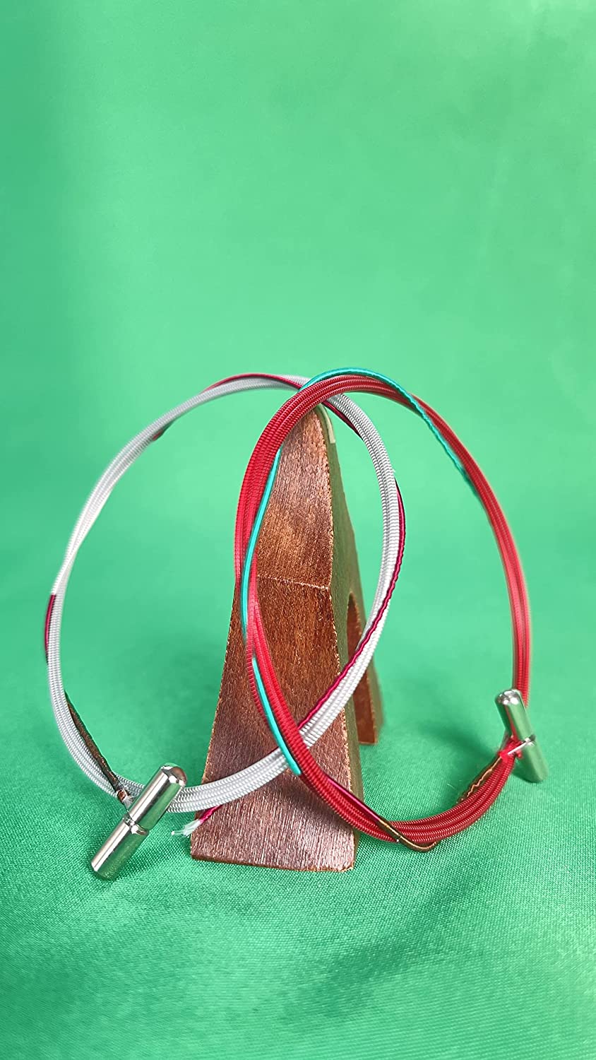 LANDTOM Chinese Guzheng Accessory Steel Wire and Nylon Guzheng String Pack of 1-5#