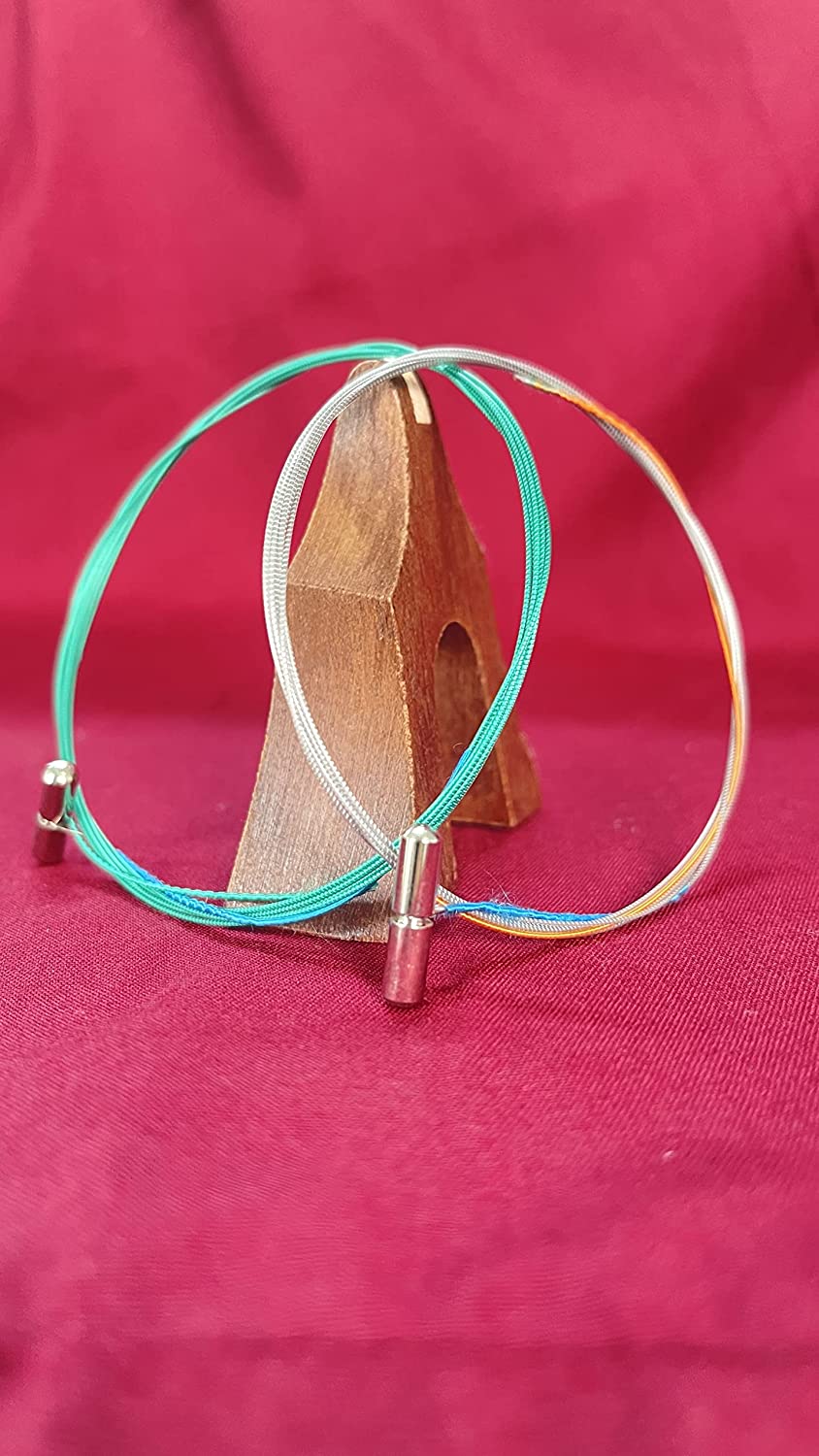 LANDTOM Chinese Guzheng Accessory Steel Wire and Nylon Guzheng String Pack of 1-5#