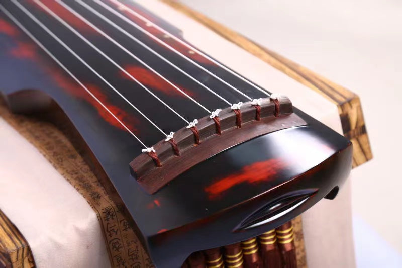 LANDTOM  Selected Entry level  zhusha style( black and red color)  Fuxi guqin