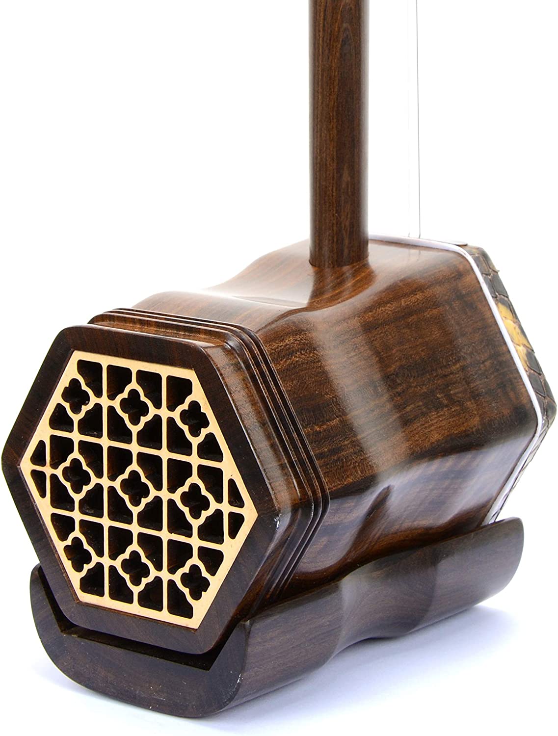 LANDTOM African Guibourtia Erhu Chinese 2-string Violin Fiddle Musical Instrument + Free Accessories…