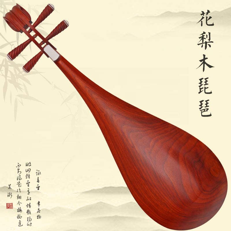 LANDTOM Entry level Rosewood（花梨） Chinese Lute Traditional National Stringed Instrument PiPa (adults-rosewood)…