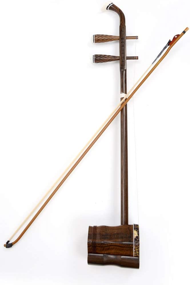 LANDTOM African Guibourtia Erhu Chinese 2-string Violin Fiddle Musical Instrument + Free Accessories…