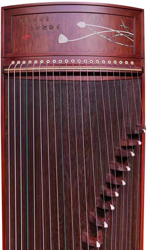LANDTOM High level Rosewood (花梨木)Wood Guzheng(163cm) with Hand-Carved Craftwork For Adults/Children/Senior/Intermediate/Beginner…