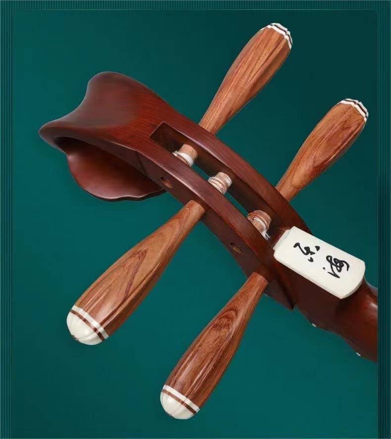 LANDTOM Professional Xing Hai/Yue Hai brand Dalbergiaoliveri (老酸枝/学名奥氏黄檀) Chinese Lute Traditional Stringed Instrument PiPa for Adults 914FH