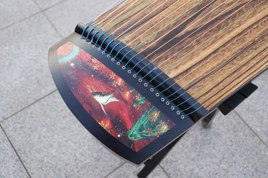 LANDTOM professional level 125cm/49.21'' travel guzheng for beginners/intermediates