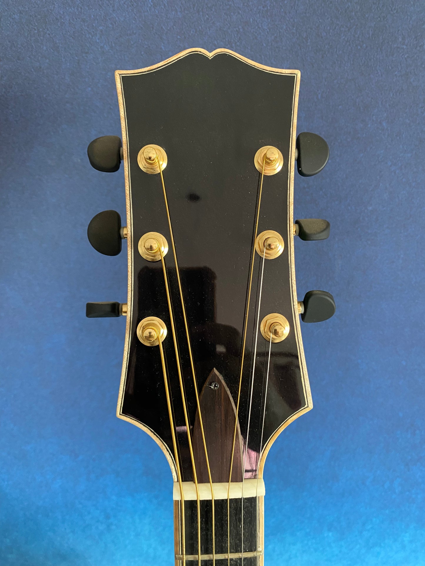 LANDTOM 19NYL Luthier Handcrafted 16" Jazz Hollow Body Electric Guitar Professional Flamed Maple Solid Wood Green Spruce Top/ Ebony