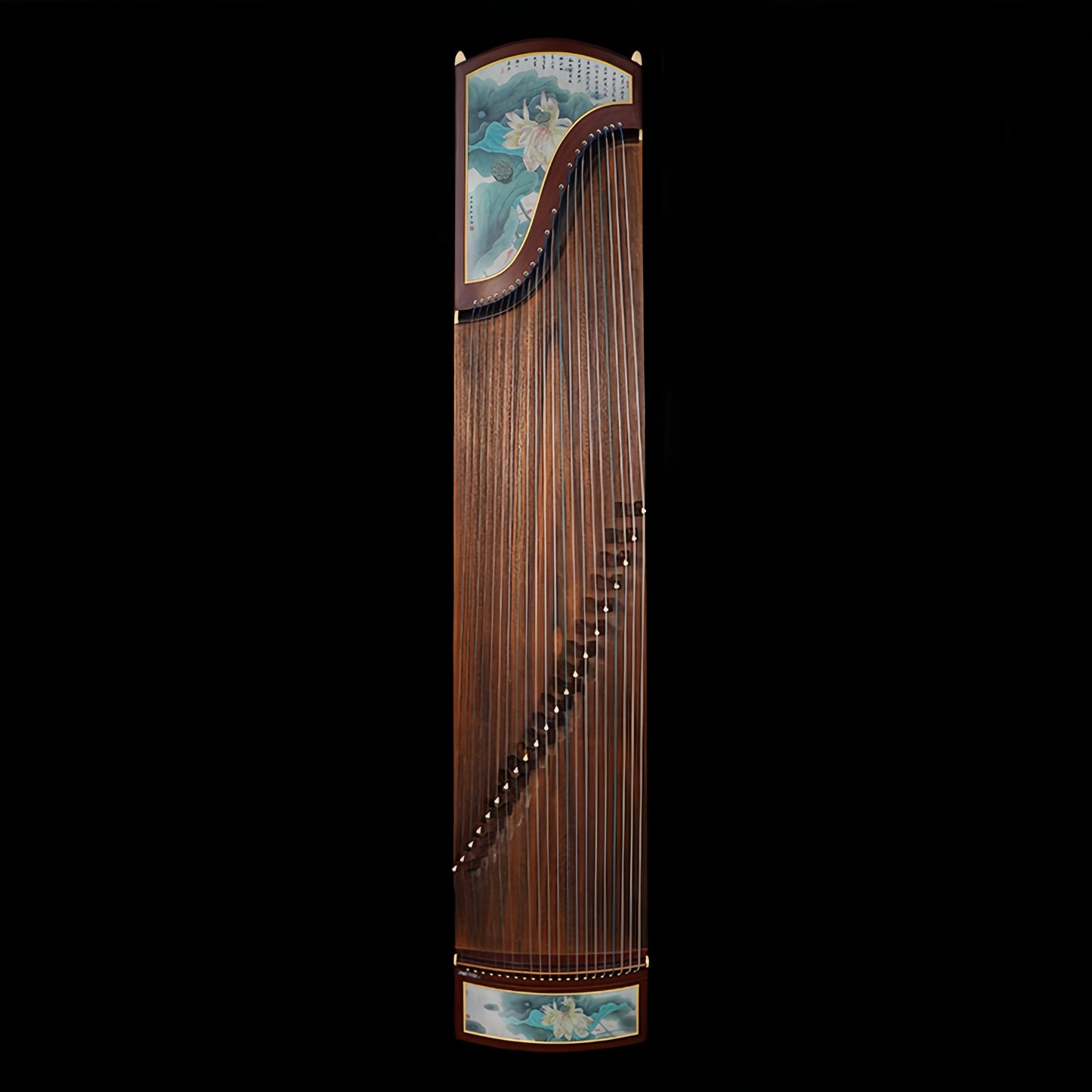 Dunhuang Professional Level Autumn Lotus Serenade Teak Guzheng 691B-R 敦煌牌芙蓉秋韵 for Professional Performancers Graded Examinations