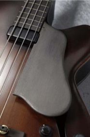 LANDTOM Fully Handmade Maple Neck Ebony Fingerboard Cutaway Archtop Professional Electric Bass Guitar