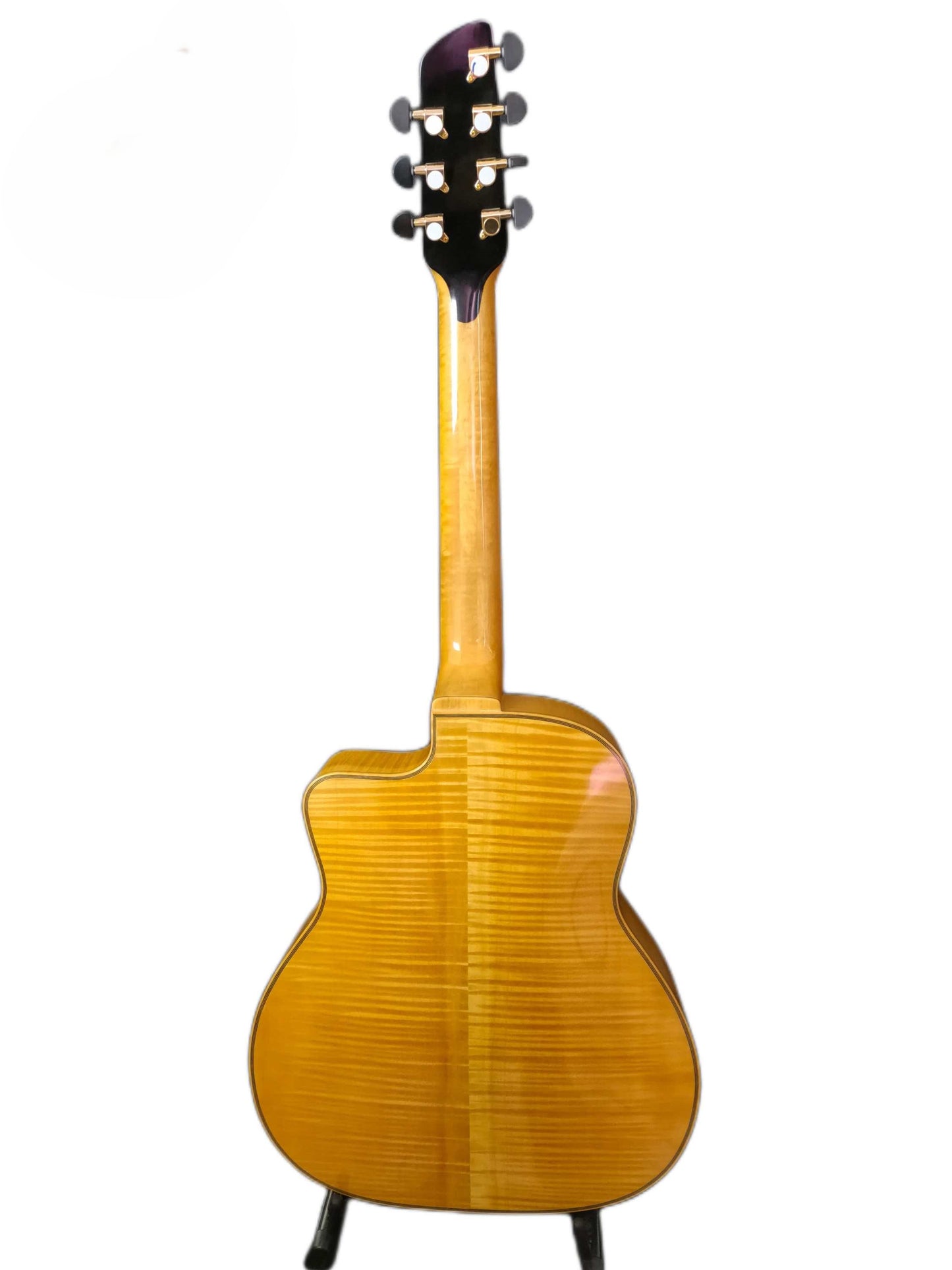 LANDTOM Customizable 3A Solid Maple Jazz Guitar Guitar Acoustic Jazz Classic Guitar