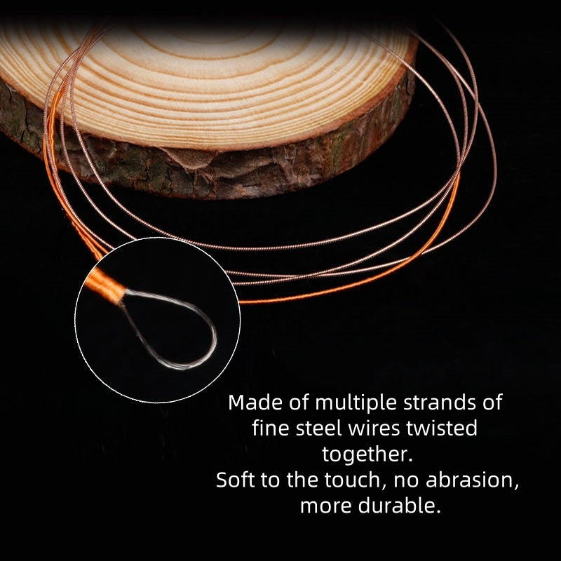 LANDTOM Professional Concert Level Pipa Strings Set Steel Core Copper & Nylon Wound for Chinese Instruments (Full Set)