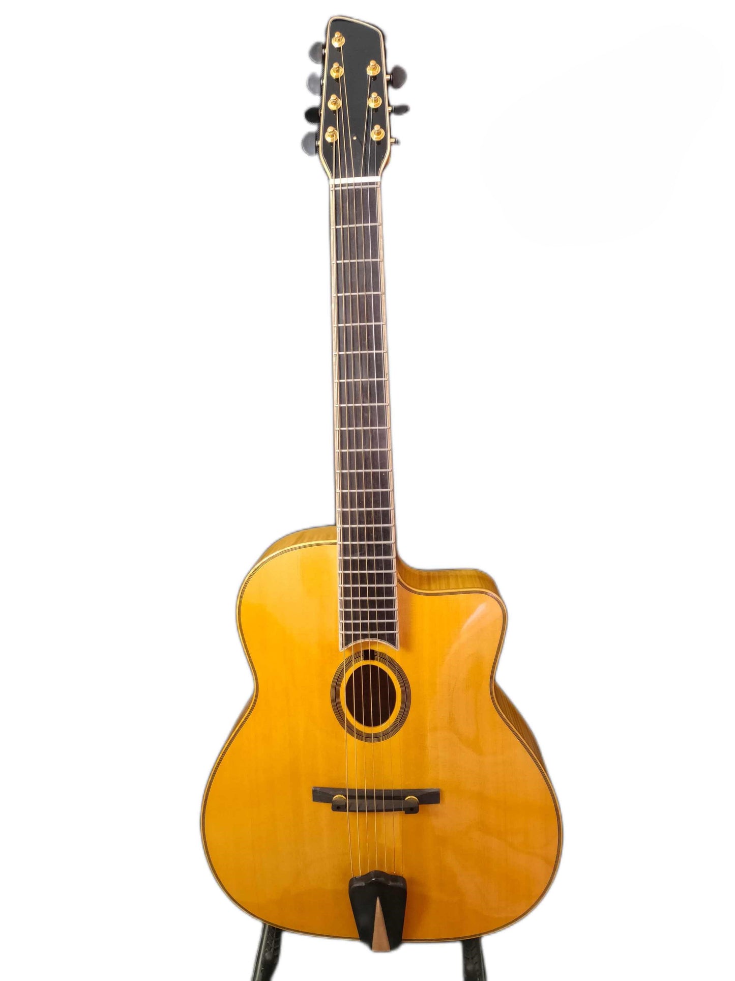 LANDTOM Customizable 3A Solid Maple Jazz Guitar Guitar Acoustic Jazz Classic Guitar