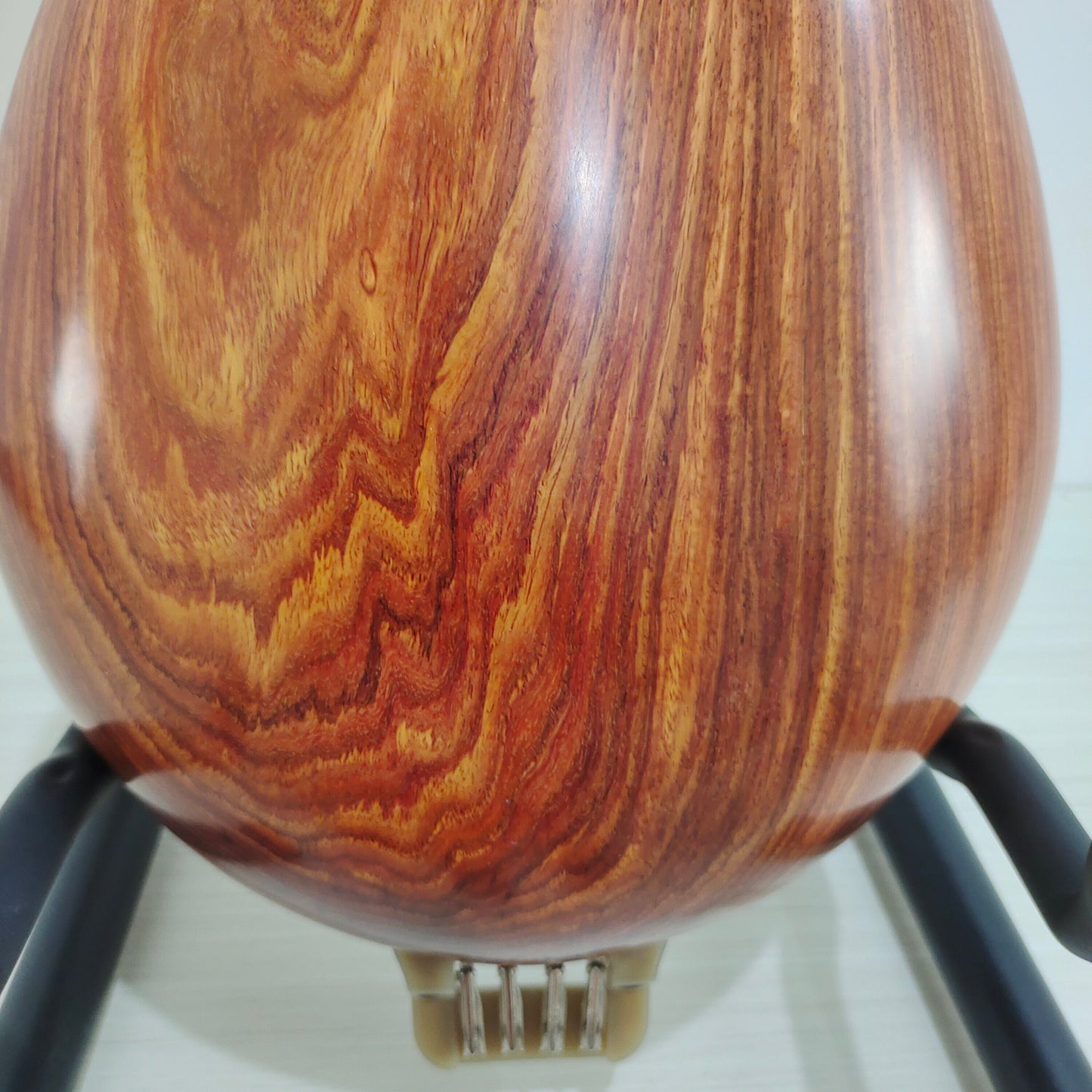 LANDTOM Selected Kosso (Pterocarpus erinaceus) Wood Liuqin Professional Performance & Examination Grade Chinese Mandolin with Paulownia Soundboard & Peony Headstock, 4-String Traditional Chinese Instrument