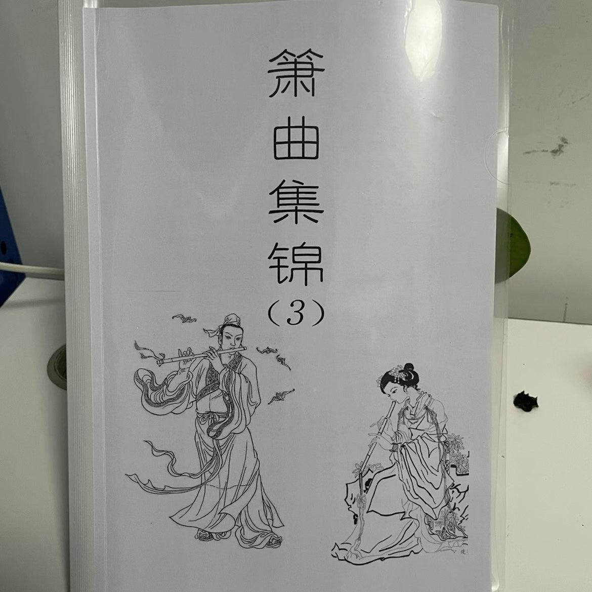 LANDTOM Set of 3 Xiao Music Scores, Three Volumes of Famous Dongxiao Music, Flute Music Scores, Xun Music Scores, Ocarina Music Scores, A Collection of Xiao Music Scores