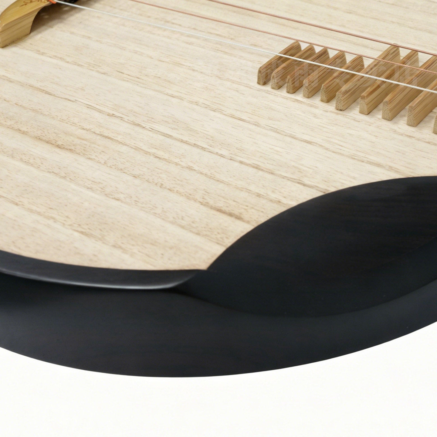 Dunhuang敦煌 656K Professional Ebony Yueqin, Paulownia Soundboard, Camel Bone Twisted Tuning Pegs, Xuemei Headstock, Folk & Peking Opera Chinese Moon Guitar