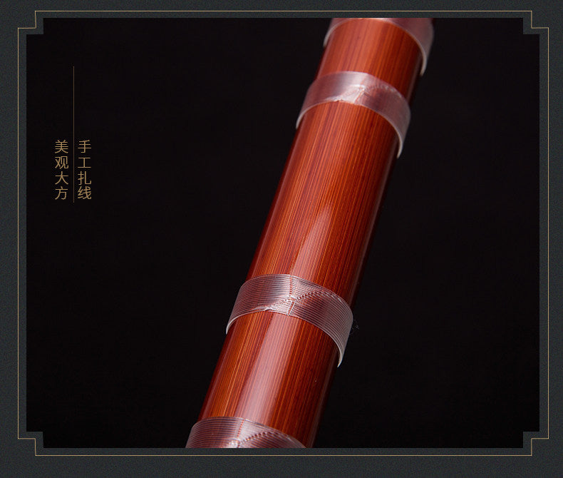 LANDTOM Selected Professional Bamboo Dizi 8886 Bitter Bamboo Chinese Transverse Flute C D E F Key Made & Signed by Dong Xuehua
