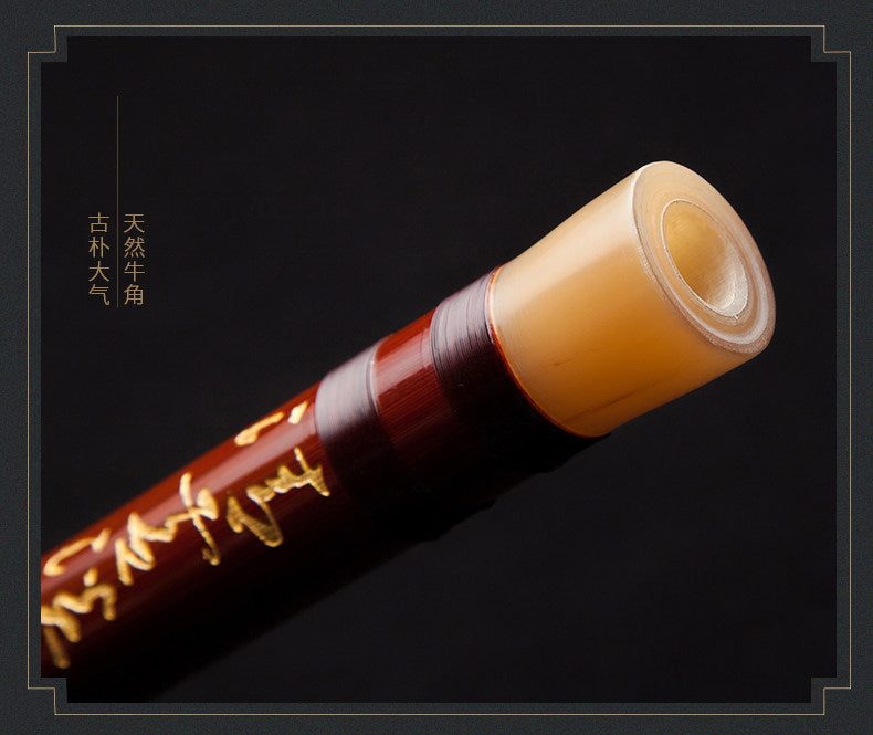 LANDTOM Selected Professional Bamboo Dizi Bitter Bamboo Chinese Transverse Flute C D E F Key Made & Signed by Dong Xuehua