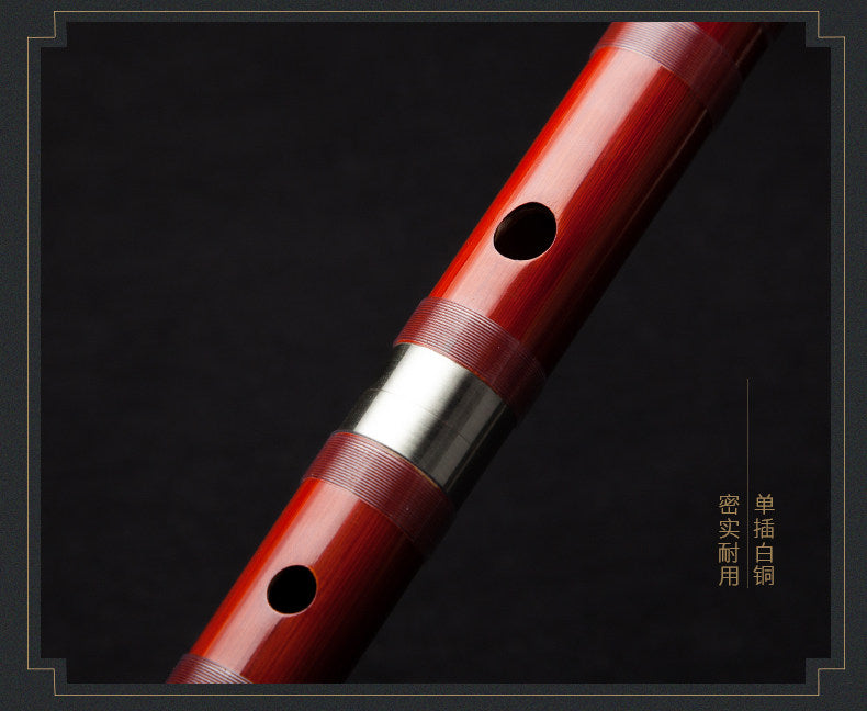 LANDTOM Selected Dong Xuehua Handcrafted Professional Bamboo Dizi Flute Aged Bitter Bamboo Chinese Performance Flute Collectible Musical Instrument GFDEC Key