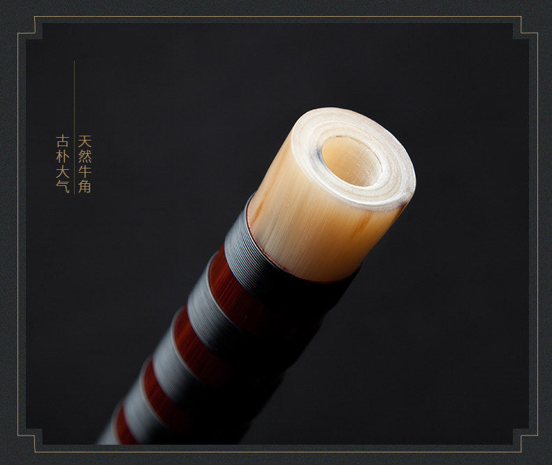 LANDTOM Selected Dong Xuehua Handcrafted Professional Bamboo Dizi Flute Premium Bitter Bamboo Performance Chinese Transverse Flute Collectible Musical Instrument