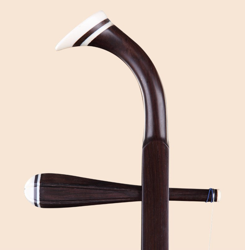 LANDTOM Recommended Huqiu Old Rosewood Erhu Chinese 2-string Violin Fiddle Musical Instrument With Accessories Concert Level Expert Authentication Signature Erhu Gold Seal Python Skin