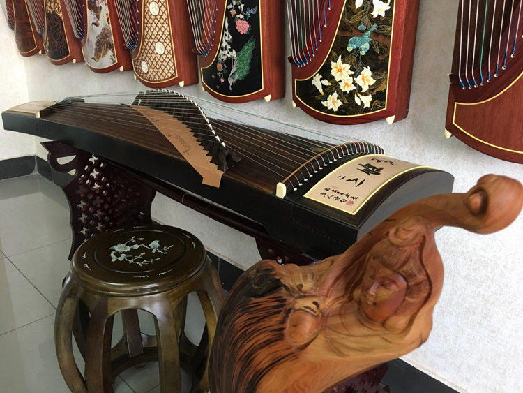 Dunhuang Professional Level Autumn Lotus Serenade Chinese Calligraphy Teak Guzheng 691B-R 敦煌牌芙蓉秋韵（书法） for Professional Performancers Graded Examinations