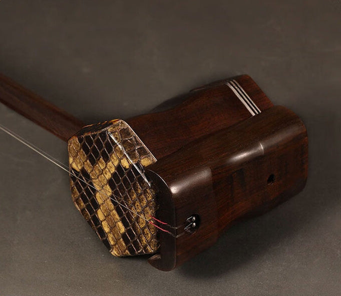 Huqiu(虎丘) Professional Erhu 5139 Instrument Red Rosewood Two-String Chinese Violin Performance Grade Erhu with Bow and Case