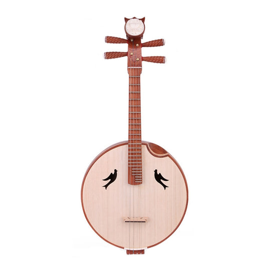 LANDTOM Selected Burmese Rosewood (Dalbergia oliveri) Zhongruan Professional Performance Grade with Paulownia Soundboard, Cutaway Body, Peony Headstock