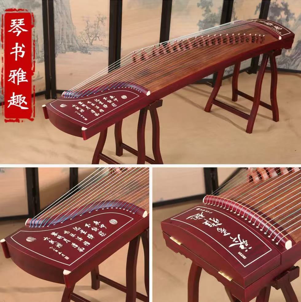 LANDTOM Professional Paulownia Guzheng（163cm）for Adults/Children/beginner (Flowing water)