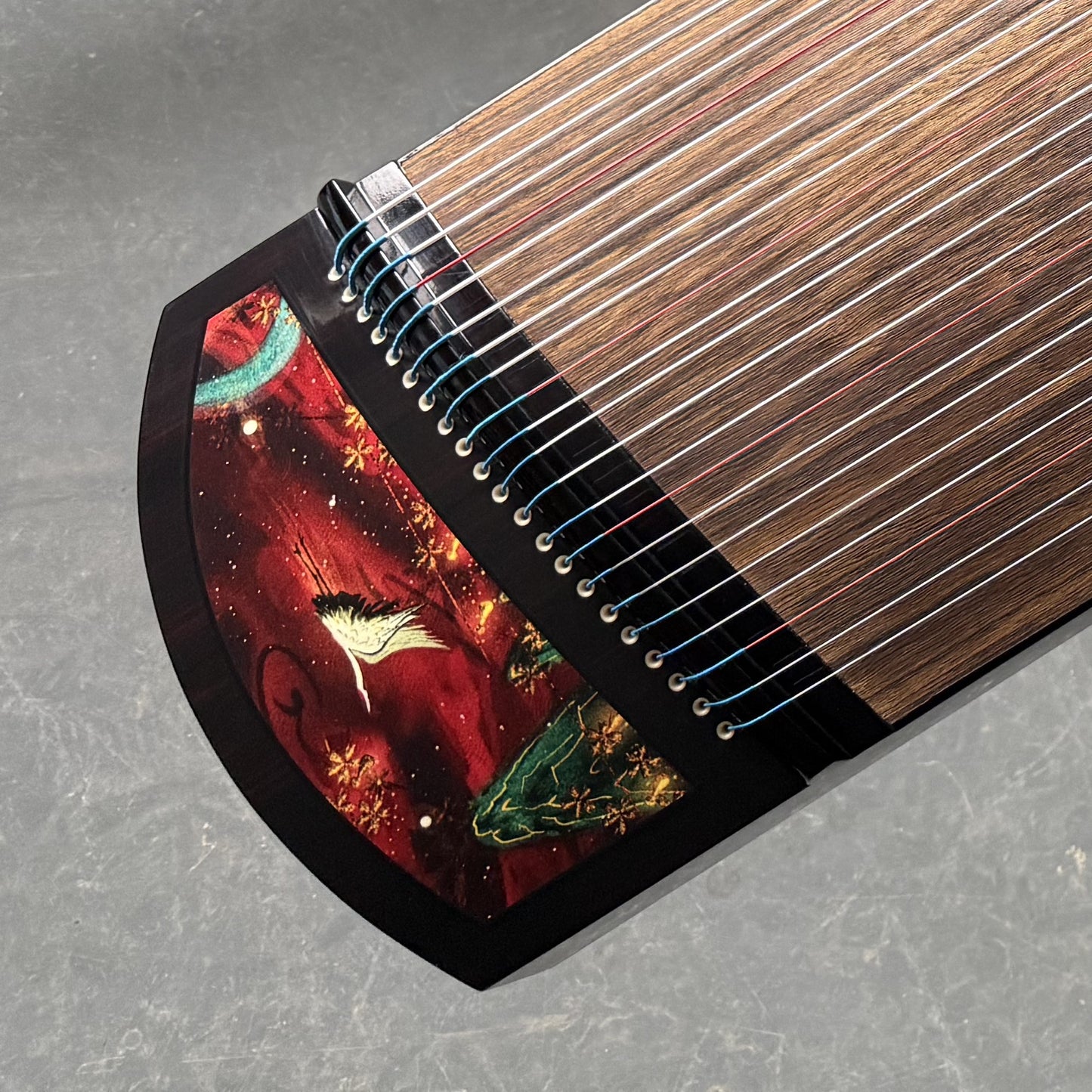 LANDTOM professional level 125cm/49.21'' travel guzheng for beginners/intermediates