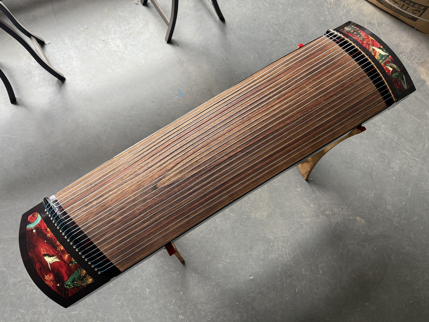 LANDTOM professional level 125cm/49.21'' travel guzheng for beginners/intermediates