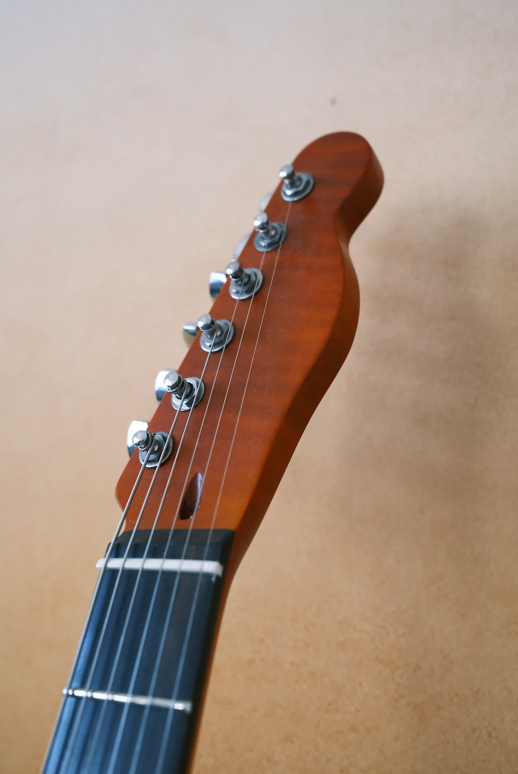 LANDTOM Violinstyle Tele Electric Guitar for Type Carved Maple Spruce Top Jazz Hollow Body Archtop Ebony