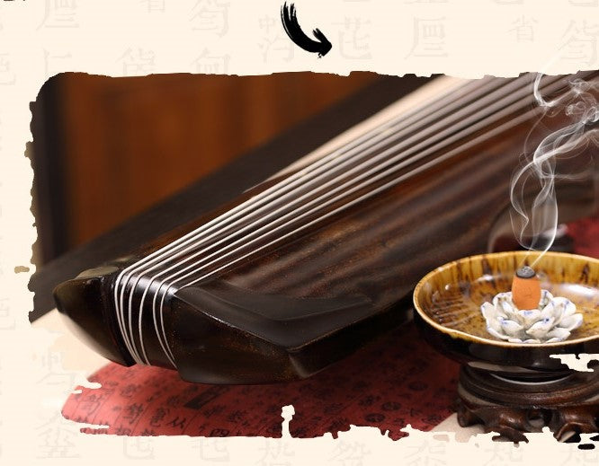 LANDTOM High Level 60Years +Fir Wood Guqinfor Beginner and Intermediates (light-coffee)
