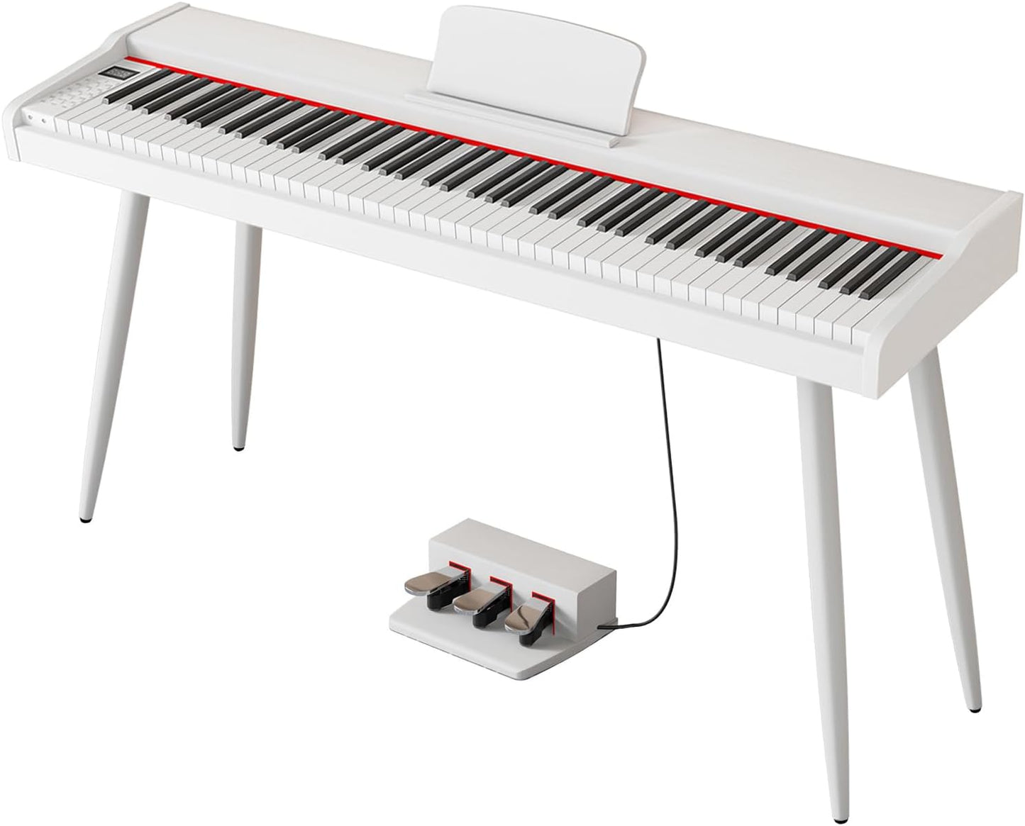 LANDTOM 88-Key Heavy Hammer Beginner Electric Piano Drawer Type Home Desk Electronic Piano