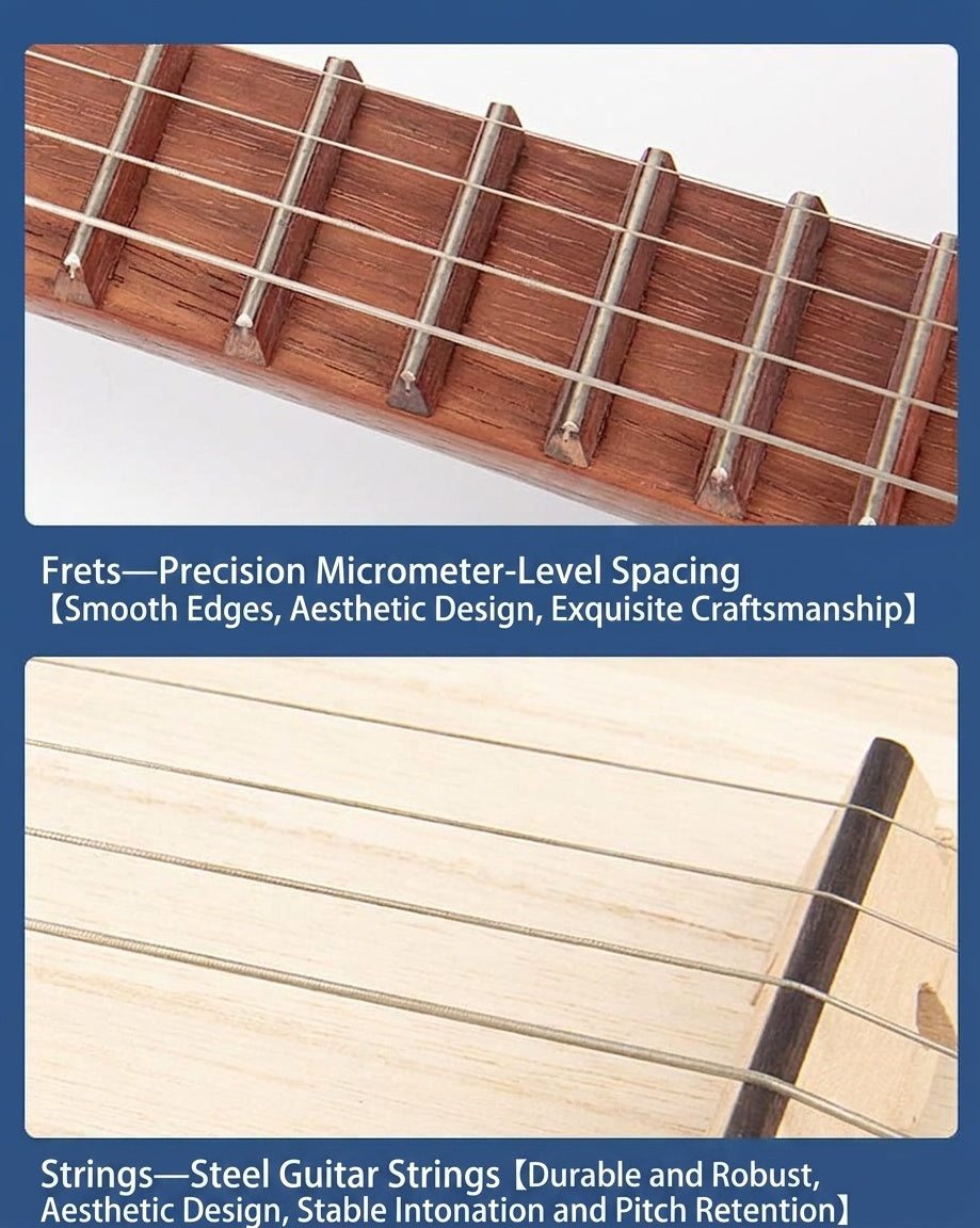 LANDTOM Rosewood Zhongruan Intermediate Performance & Examination Grade with Paulownia Soundboard, Cutaway Body, Lotus Inlay, Peony Headstock & Bird-Shaped Sound Holes