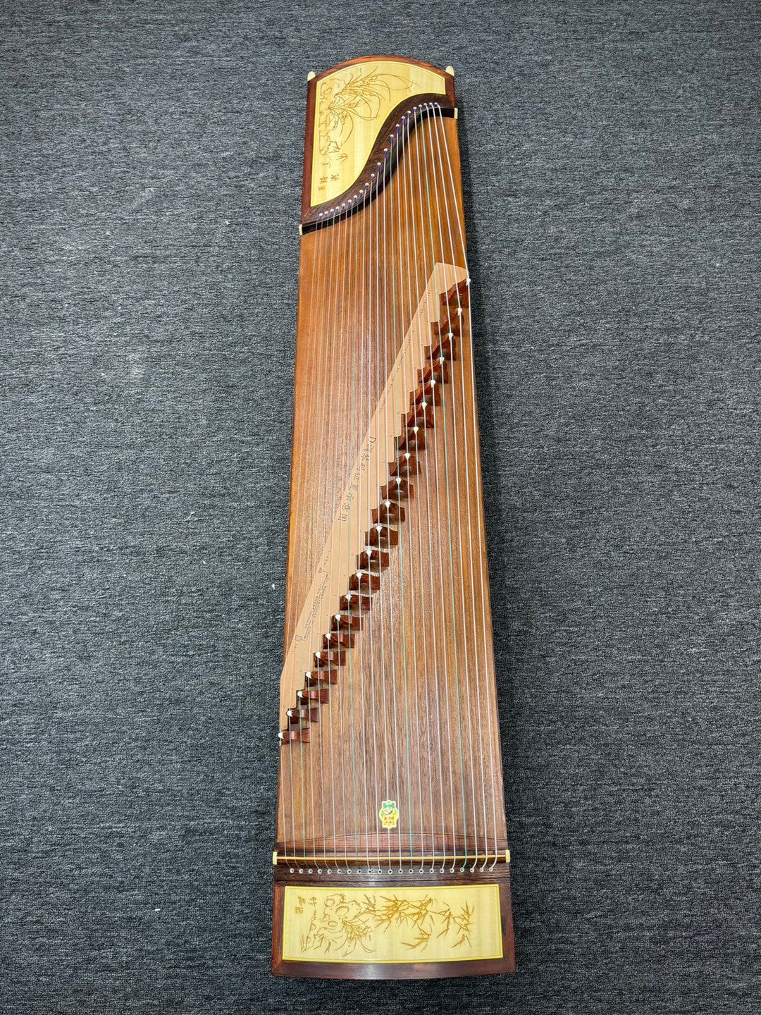 Dunhuang Entry Level Lan Yun You Meng – Orchid's Dreamy Rhyme Select-Grade Manchurian Ash Guzheng 689E-NJ 敦煌牌兰韵幽梦 for Begginers