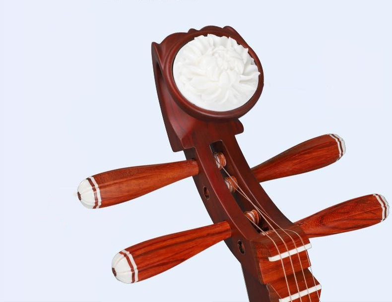 LANDTOM Yuehai Adult's African Rosewood Pipa 912-2 For Beginners, Amateurs, Performances, Professional Grade Examinations
