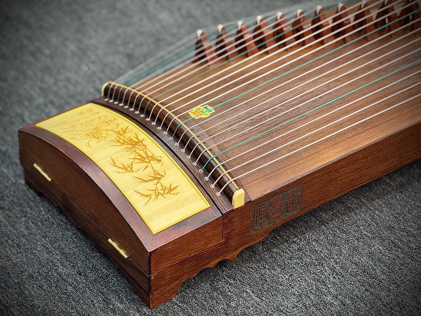 Dunhuang Entry Level Lan Yun You Meng – Orchid's Dreamy Rhyme Select-Grade Manchurian Ash Guzheng 689E-NJ 敦煌牌兰韵幽梦 for Begginers
