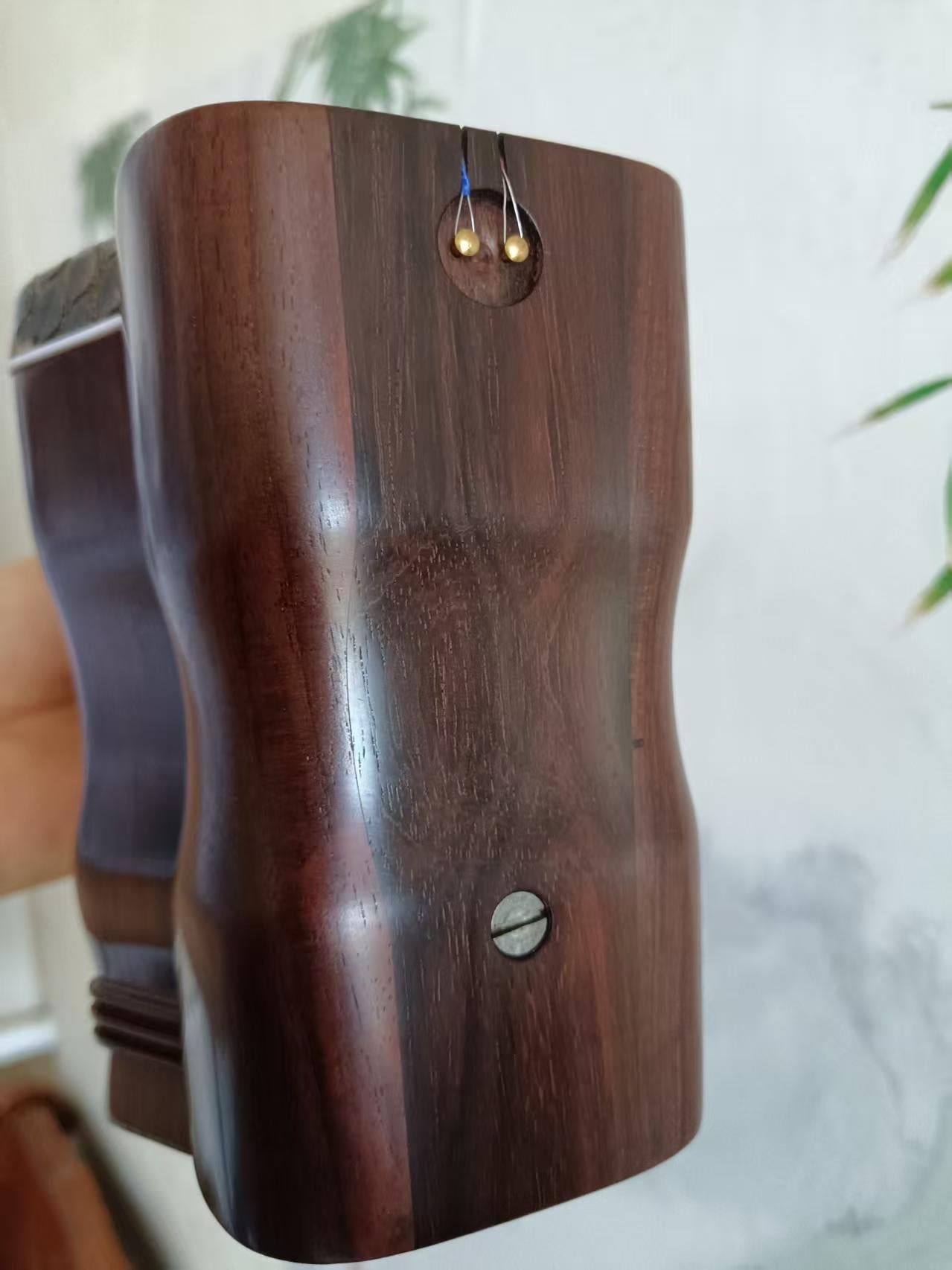 LANDTOM Professional Aged Rosewood Erhu Handmade Chinese Two-String Violin Performance Grade Musical Instrument