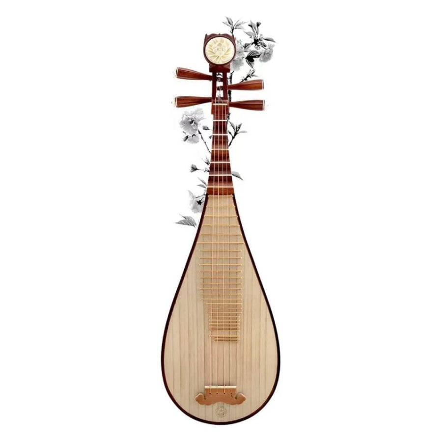 LANDTOM Professional Xinghai/Yuehai brand Rosewood-Dalbergiaoliveri (老酸枝/学名奥氏黄檀） Chinese Lute Traditional Stringed Instrument PiPa for Adults 8914-1…
