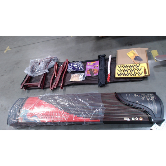 LANDTOM Professional Paulownia Guzheng (163cm) for Adults/Beginner/Intermediate (Paulownia)（Used）