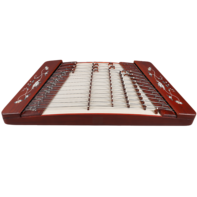 LANDTOM Professional Yuehai Brand Grade-A African Padauk 402 Shell-Carved Lotus Yangqin 622L-A For Learning And Daily Practice, Performance