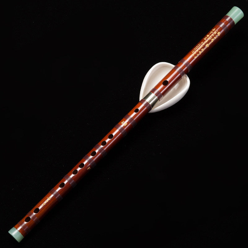 LANDTOM Selected Professional Bamboo Dizi 8885 Bitter Bamboo Chinese Transverse Flute C D E F Key Made & Signed by Dong Xuehua