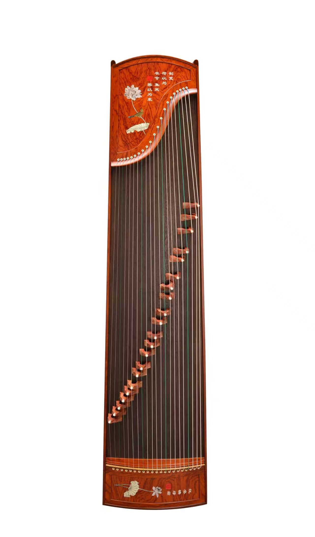 LANDTOM High level Rosewood (花梨木）Wood Guzheng(163cm) with Hand-Carved Craftwork For Adults/Children/Senior/Intermediate/Beginner…