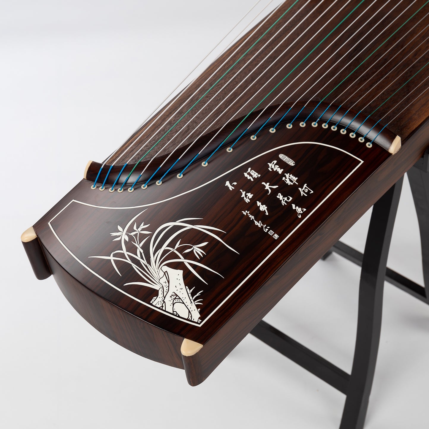 LANDTOM Professional Paulownia Guzheng (163cm) for Adults/beginner (Ink Rhyme)